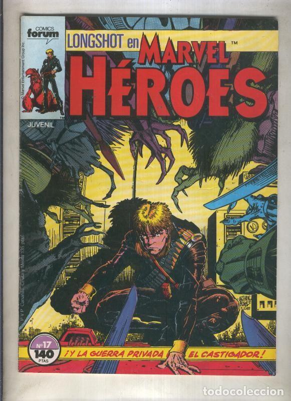 Comics : Marvel Heroes numero 17: Longshot (numerado 3 en trasera) - Varios