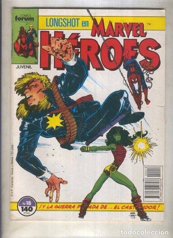 C&oacute;mics: Marvel Heroes numero 18: Longshot (numerado 3 en trasera) - Varios - Foto 1