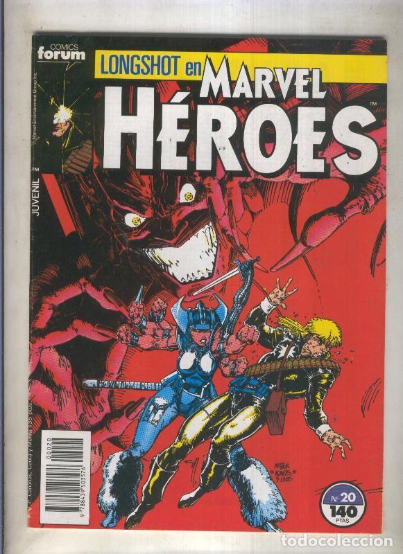 C&oacute;mics: Marvel Heroes numero 20: Longshot (numerado 2 en trasera) - Varios - Foto 1
