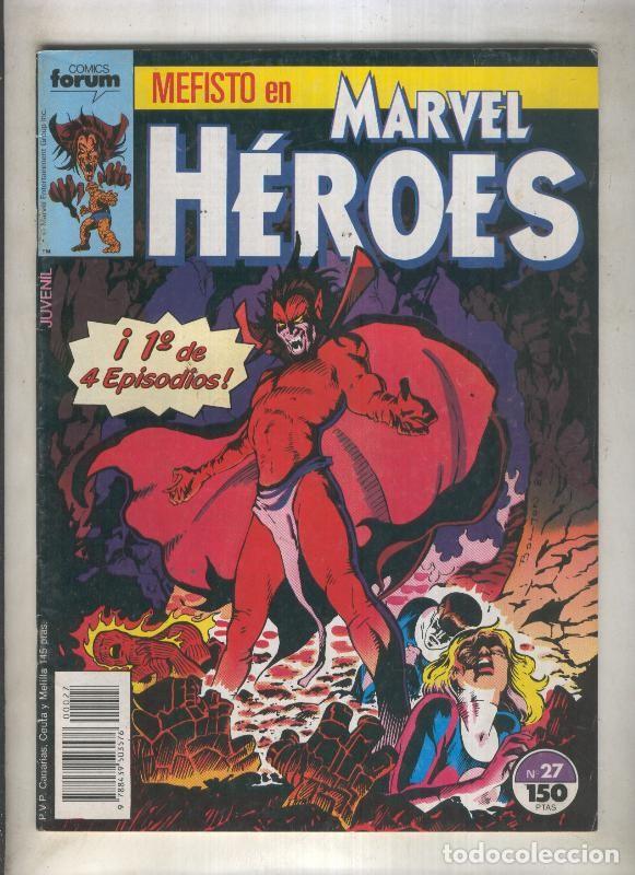 C&oacute;mics: Marvel Heroes numero 27: Mefisto (numerado 2 en trasera) - Varios - Foto 1
