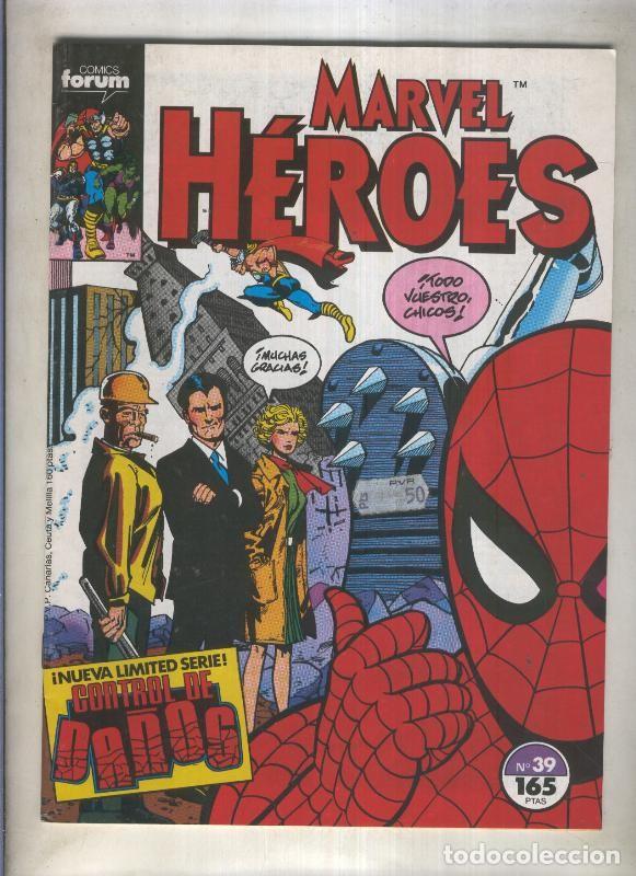 C&oacute;mics: Marvel Heroes numero 39: Control de Da&ntilde;os (numerado 1 en trasera) - Varios - Foto 1