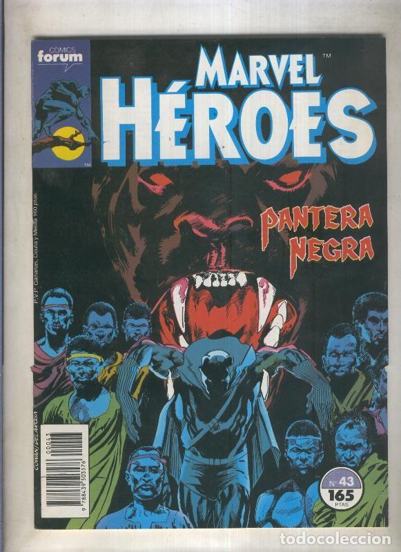 C&oacute;mics: Marvel Heroes numero 43: Pantera Negra (numerado 3 en trasera) - Varios - Foto 1