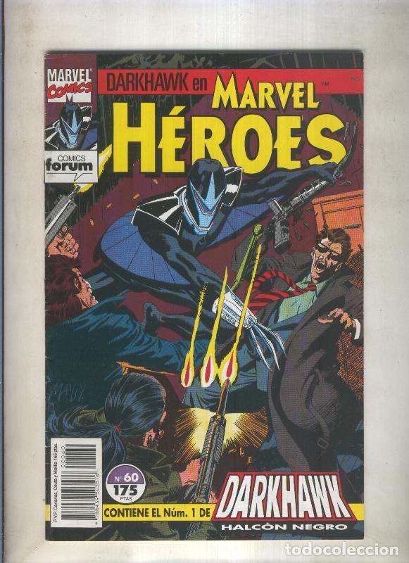 C&oacute;mics: Marvel Heroes numero 60: Darkhawk (numerado 1 en trasera) - Varios - Foto 1