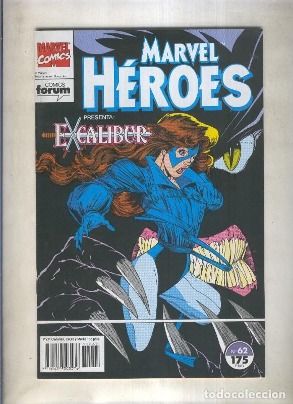 C&oacute;mics: Marvel Heroes numero 62: Excalibur (numerado 2 en trasera) - Varios - Foto 1
