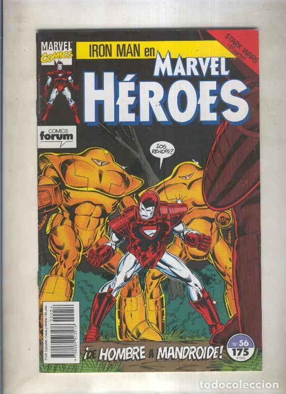 C&oacute;mics: Marvel Heroes numero 56: Iron Man (numerado 2 en trasera) - Varios - Foto 1
