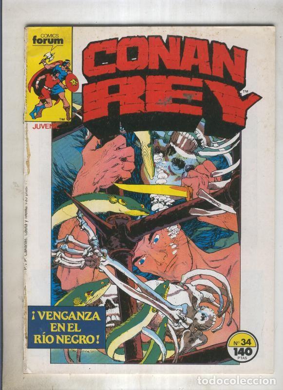 C&oacute;mics: Conan Rey numero 34 (numerado 1 en trasera) - Varios - Foto 1
