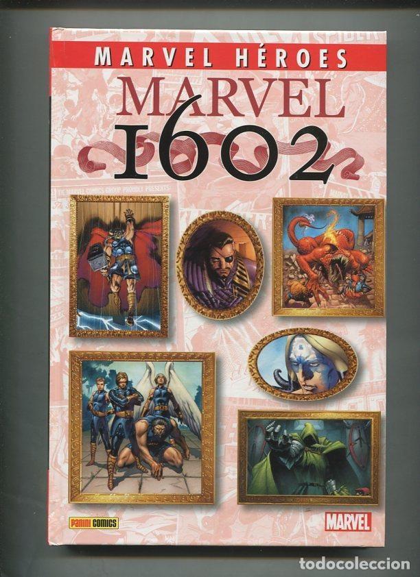 C&oacute;mics: Marvel Heroe 42: Marvel 1602 - Gaiman-Kubert-Isanove - Foto 1