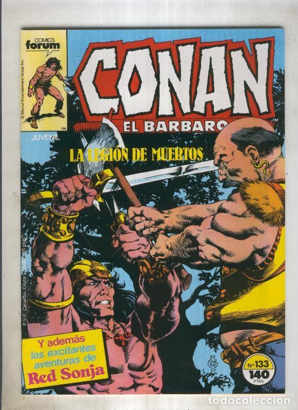 Comics: Conan el Barbaro primera edicion numero 133 (numerado 2 en trasera) - varios