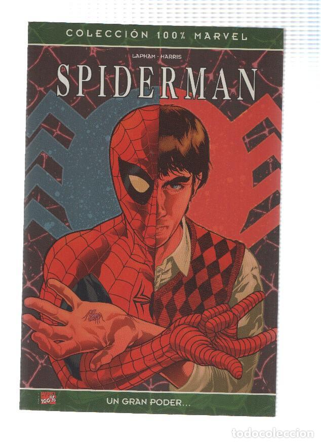 C&oacute;mics: Coleccion 100% MARVEL: SPIDERMAN: UN GRAN PODER - David Lapham (Panini 2008) - David Lapham - Foto 1