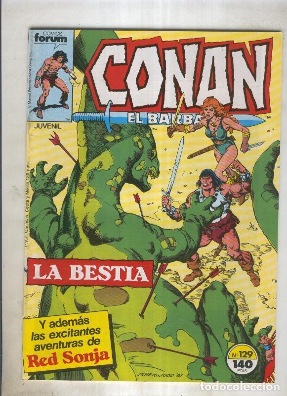 C&oacute;mics: Conan el Barbaro primera edicion numero 129 (numerado 2 en trasera) - Foto 1