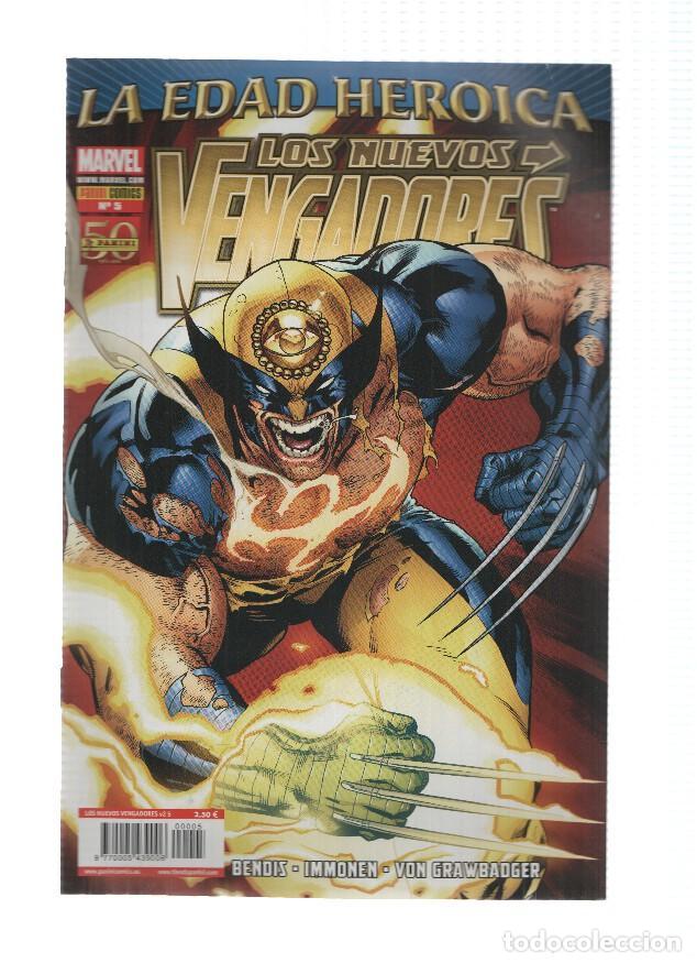Comics : LOS NUEVOS VENGADORES, Volumen 2, Numero 5: La Edad Heroica 5 (Panini 2011) - Brian Michael Bendis