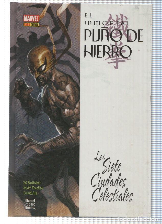 C&oacute;mics: Marvel Graphic Novels: EL INMORTAL PU&Ntilde;O DE HIERRO: Libro 02 - Ed Brubaker (Panini 2008) - Ed Brubake