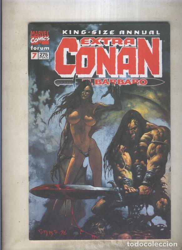 C&oacute;mics: King Size Annual Extra Conan el Barbaro numero 07 - varios - Foto 1