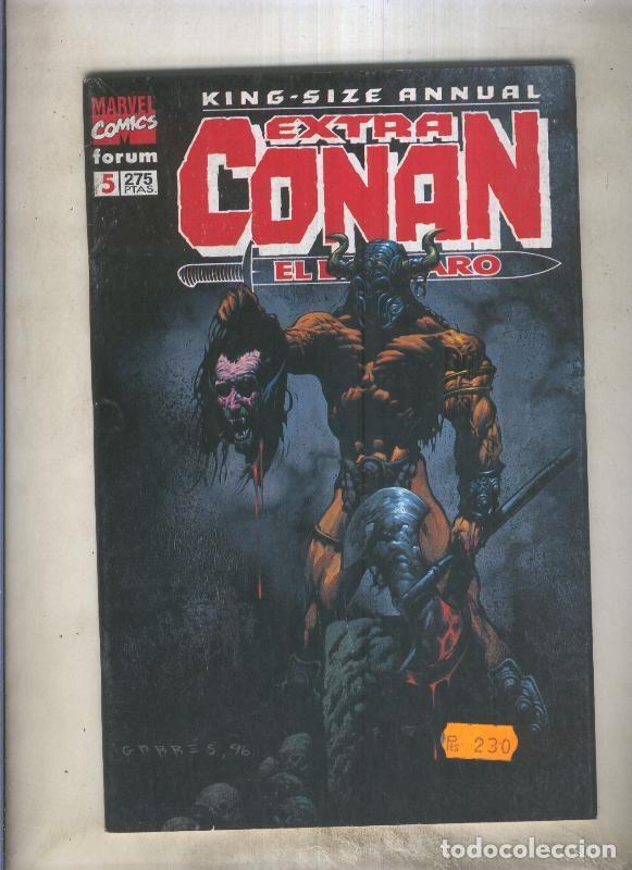 C&oacute;mics: King Size Annual Extra Conan el Barbaro numero 05 - varios - Foto 1