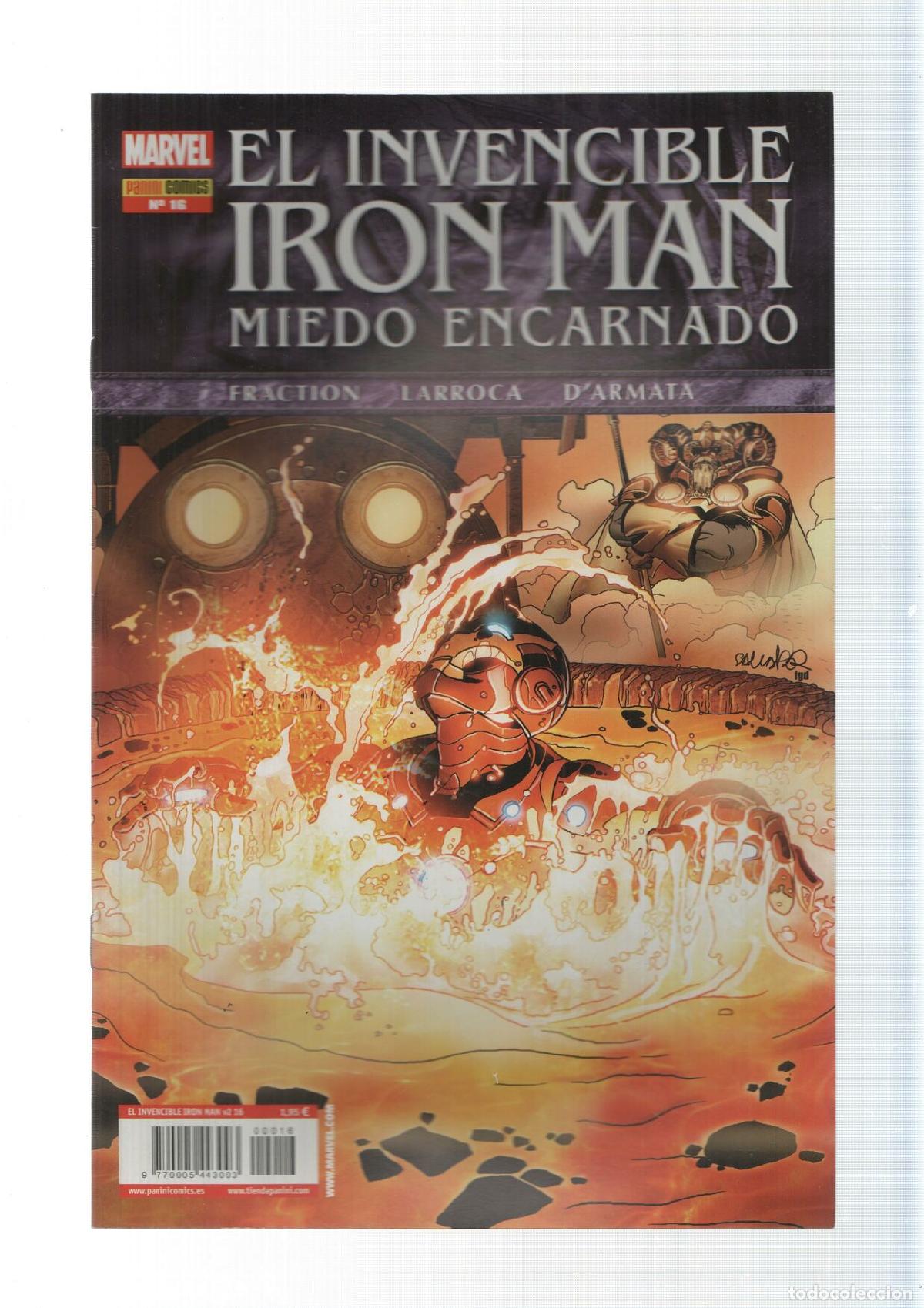 Comics: Panini Comics: Miedo encarnado parte 5 - El Invencible Iron Man, a&ntilde;o 2, numero 16. Marvel