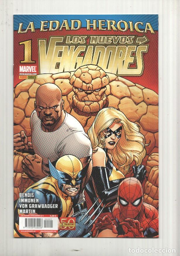 Comics: Panini: Los Nuevos Vengadores vol. 2 num 1 - La Edad Heroica parte 1. Marvel