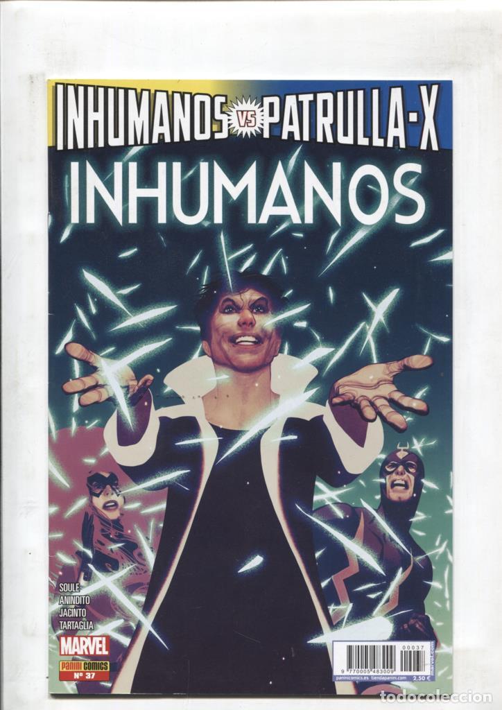 Fumetti: Panini: Inhumanos mensual numero 37: Contra la patrulla X - Varios