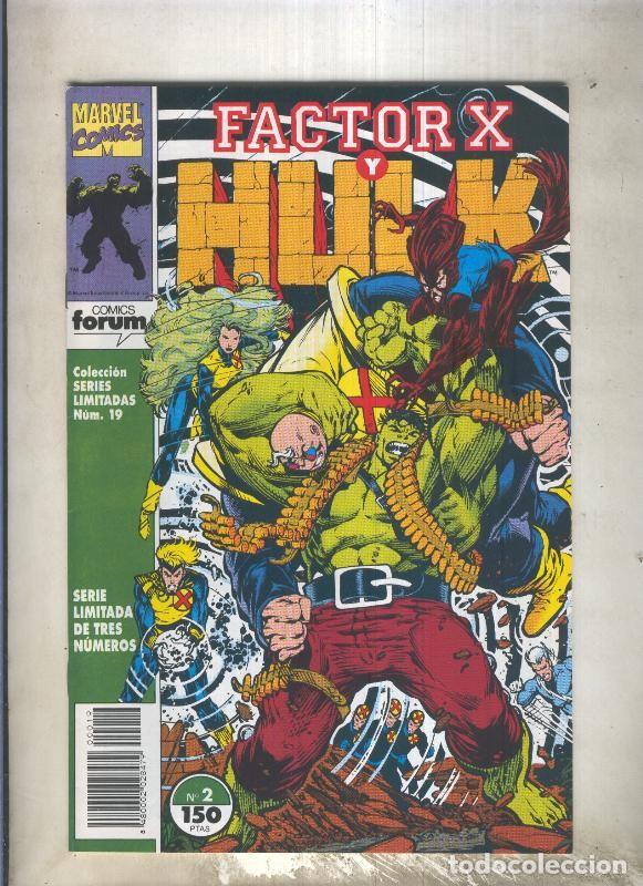 C&oacute;mics: Series Limitadas numero 19: Factox X y Hulk numero 2 - varios - Foto 1