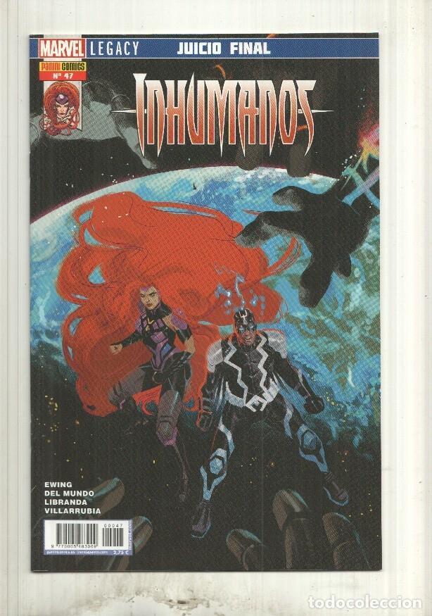 C&oacute;mics: Panini: Inhumanos numero 047 A&ntilde;o 5 Juicio final - Varios - Foto 1