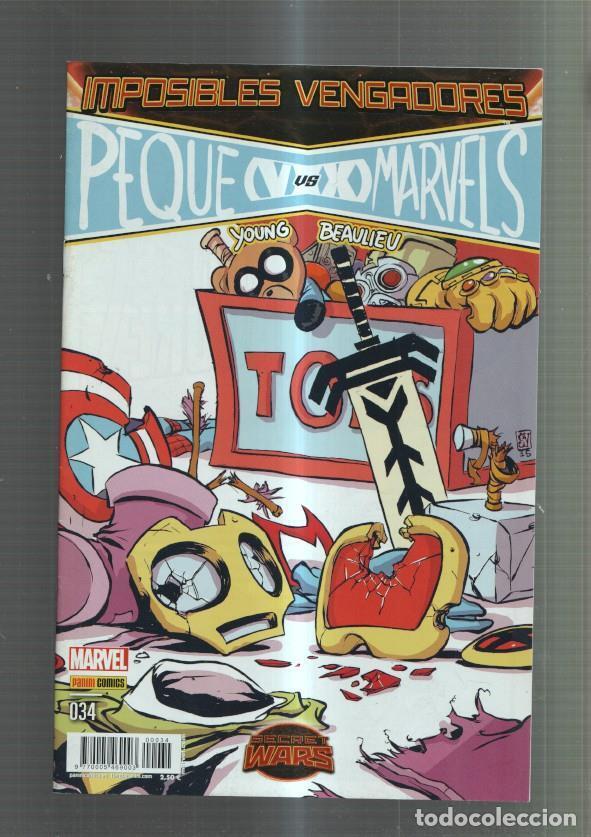 Comics: Panini: Imposibles Vengadores numero 34: Peque Marvel VVX - varios