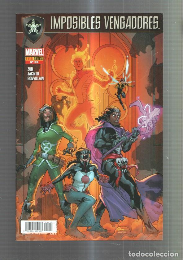 C&oacute;mics: Panini: Imposibles Vengadores numero 55: El turno de noche - varios