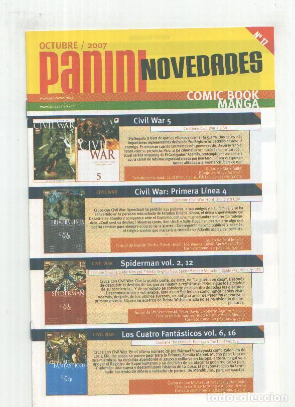 C&oacute;mics: Panini: libreto novedades octubre 2007 - Varios - Foto 1