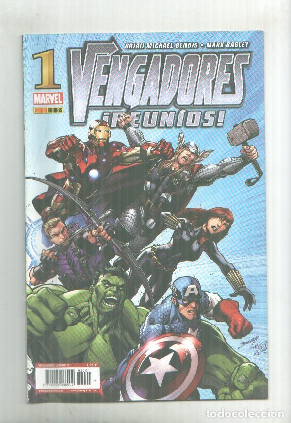 Comics: Panini: Vengadores Reunios a&ntilde;o 1 numero 1 - Brian Michael Bendis - Mark Bagley