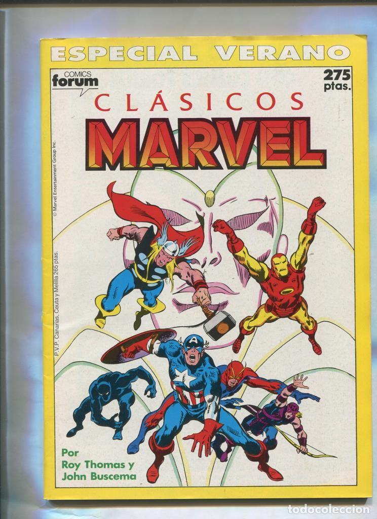 Comics: Clasicos Marvel especial verano 1990: He aqui la vision - Roy Thomas y John Buscema
