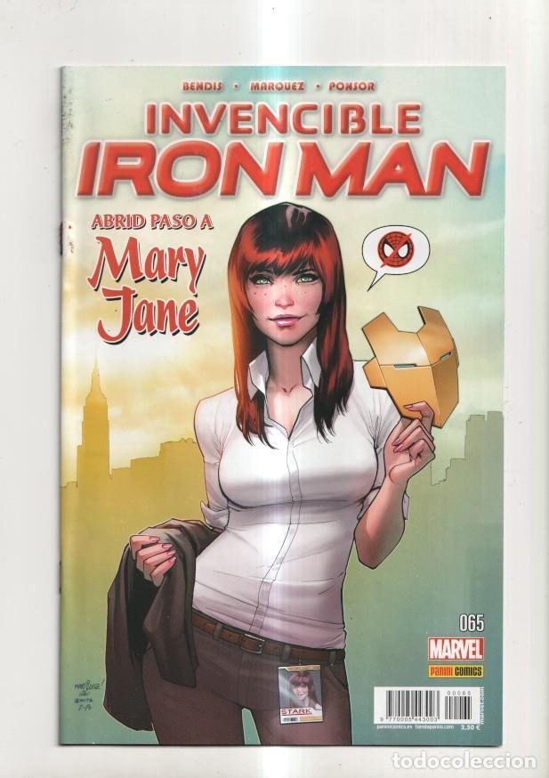 C&oacute;mics: Panini: Invencible Iron Man a&ntilde;o 6 numero 65 - - Foto 1