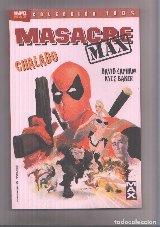 C&oacute;mics: Panini: Coleccion 100%: MAX: Masacre Max numero 1: Chalado - David Lapham - Kyle Baker - Foto 1