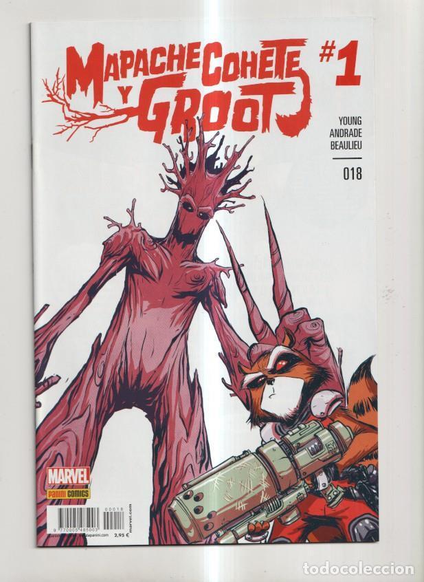C&oacute;mics: Panini: Mapache cohete y groot a&ntilde;o 3 numero 18 - varios - Foto 1
