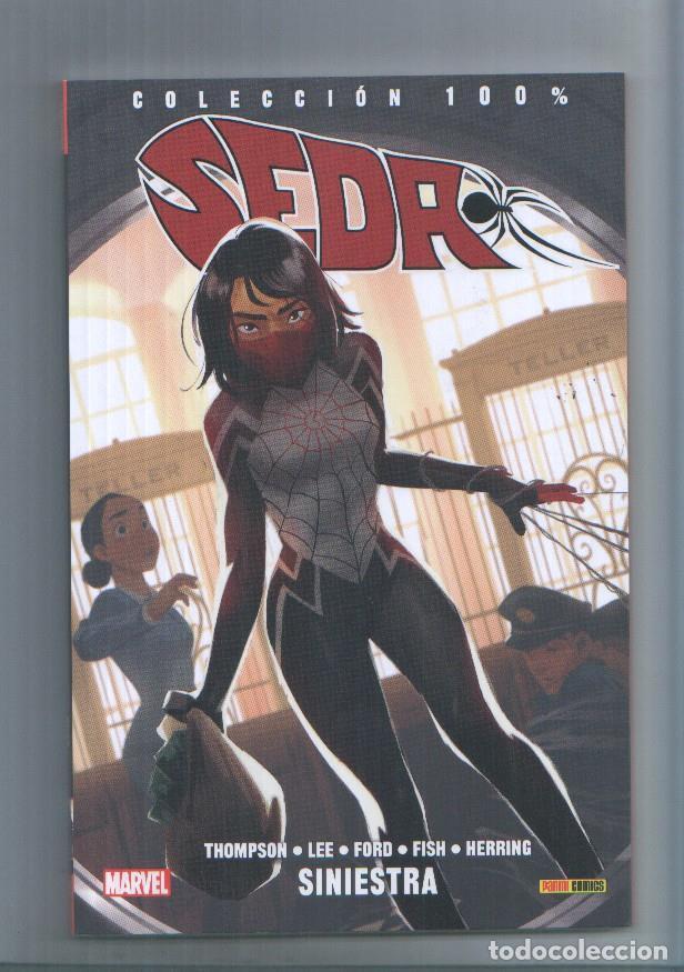 C&oacute;mics: Coleccion 100% Marvel: Seda: Siniestra - Thompson-Lee-Ford-Fish-Herring - Foto 1