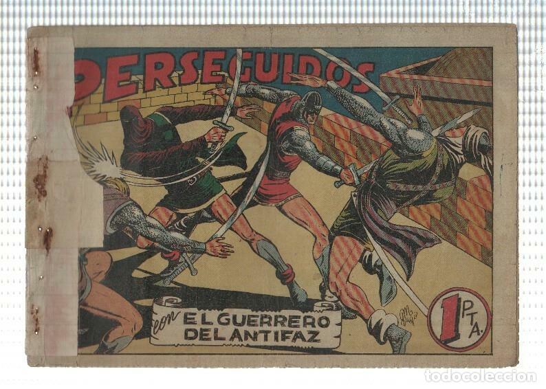 Comics: Original de la Valenciana: El Guerrero del Antifaz numero 069 (valor de 1 pta), aviejado - Manuel Ga