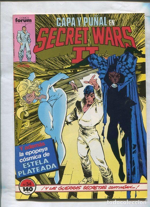 C&oacute;mics: Secret Wars numero 34: Capa y Pu&ntilde;al - Varios - Foto 1