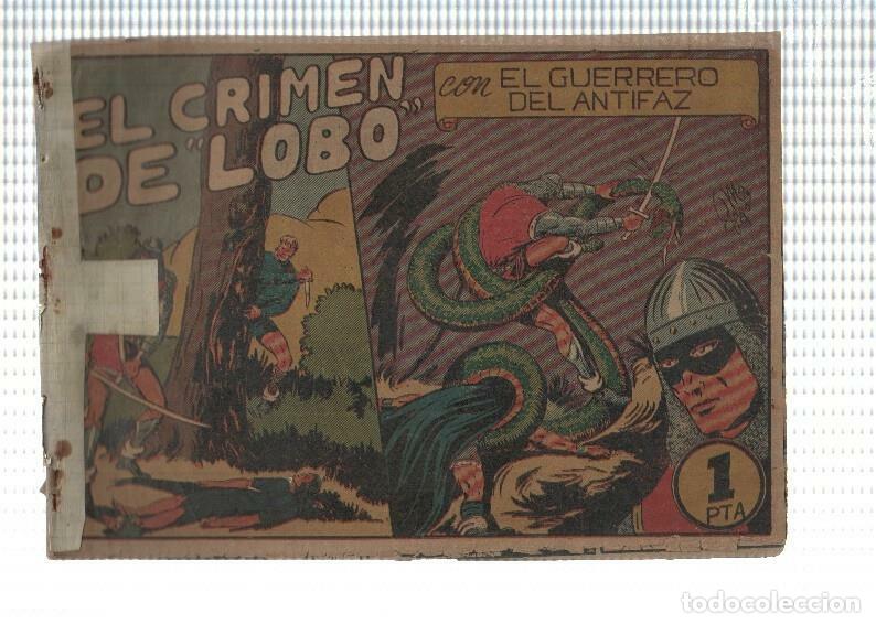 C&oacute;mics: Original de la Valenciana: El Guerrero del Antifaz numero 052 (valor de 1 pta), aviejado - Manuel Ga