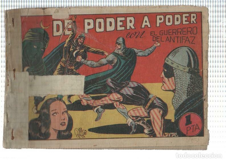 C&oacute;mics: Original de la Valenciana: El Guerrero del Antifaz numero 057 (valor de 1 pta), aviejado - Manuel Ga