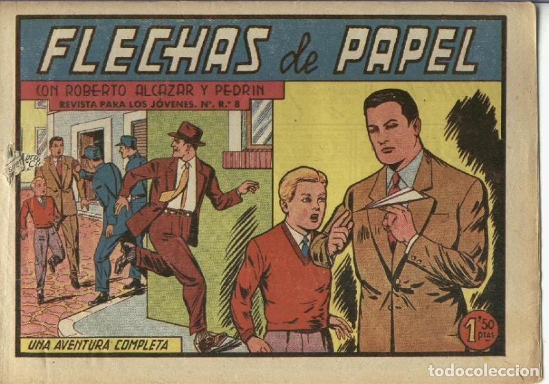 C&oacute;mics: Roberto Alcazar numero 0379: Flechas de papel - Va&ntilde;o - Foto 1