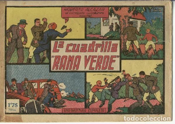 Comics: Roberto Alcazar: la cuadrilla rana verde (ORIGINAL, REGULAR ESTADO) - Va&ntilde;o