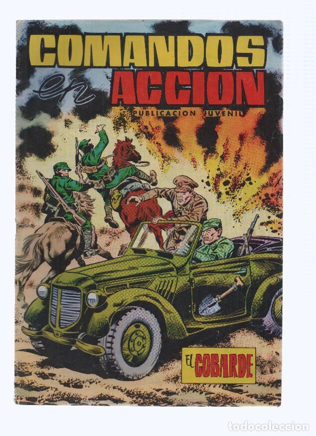 C&oacute;mics: COMANDOS EN ACCION, Numero 20: EL COBARDE (Valenciana 1981) - Emilio Salgari - Foto 1