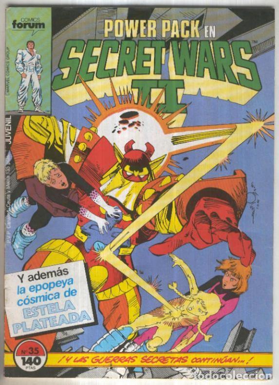 C&oacute;mics: Secret Wars II numero 35: Power Pack - varios - Foto 1