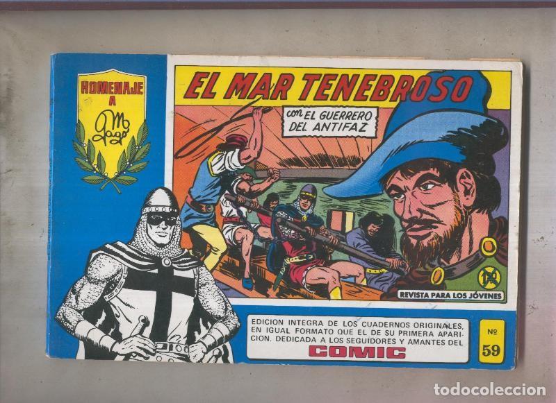 Comics: El Guerrero del Antifaz tomos azules numero 59 (numerado 1 en trasera) - Manuel Gago