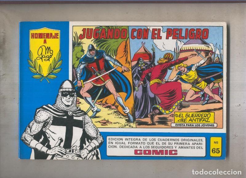 C&oacute;mics: El Guerrero del Antifaz tomos azules numero 65 (Matias Alonso) (numerado 1 en trasera) - Manuel Gago