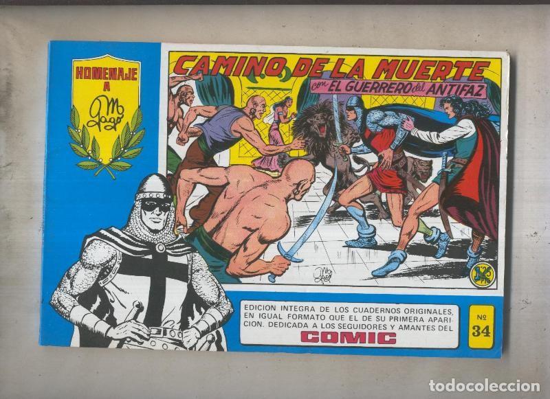 Comics: El Guerrero del Antifaz tomos azules numero 34 (numerado 3 en trasera) - Manuel Gago