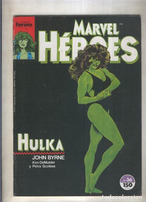 C&oacute;mics: Marvel Heroes numero 36: Hulka (numerado 1 en trasera) - Varios - Foto 1