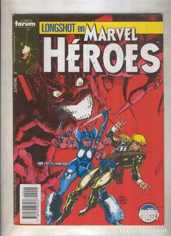 C&oacute;mics: Marvel Heroes numero 20: Longshot (numerado 4 en trasera) - Varios - Foto 1