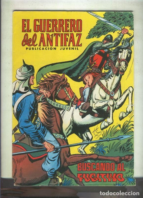 C&oacute;mics: El Guerrero del Antifaz color numero 077: Buscando al fugitivo (numerado 1 en trasera) - Manuel Gago