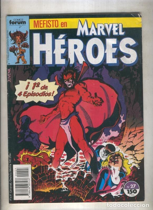 C&oacute;mics: Marvel Heroes numero 27: Mefisto (numerado 4 en trasera) - Varios - Foto 1