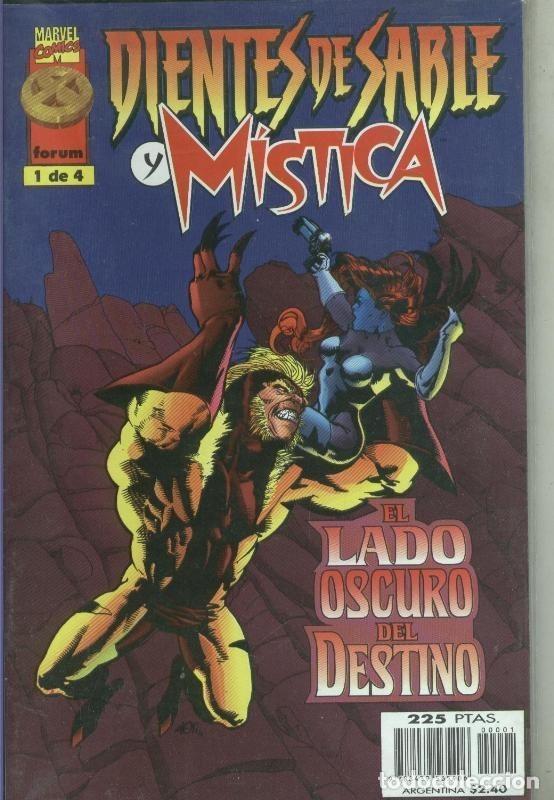 C&oacute;mics: Dientes de sable y Mistica, coleccion - Gonzalez-Olivetti