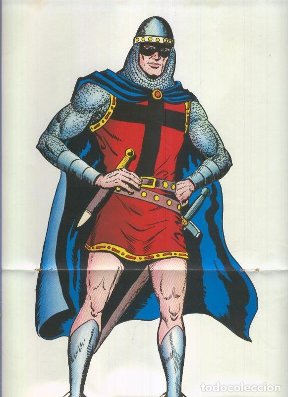 Fumetti: Poster El Guerrero del Antifaz, medida 27,5 x 40,5 cm - Manuel Gago