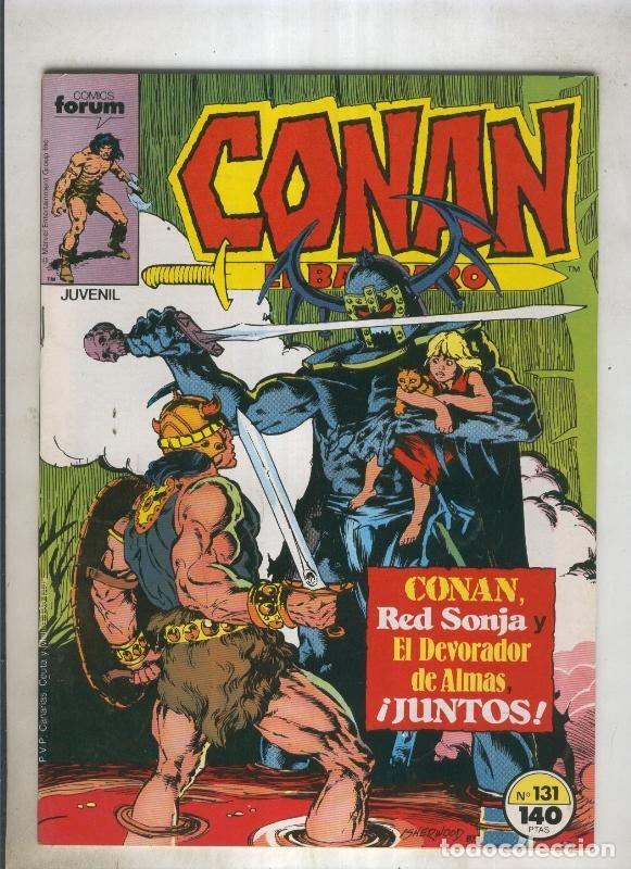 C&oacute;mics: Conan el Barbaro primera edicion numero 131 (numerado 2 en trasera) - varios